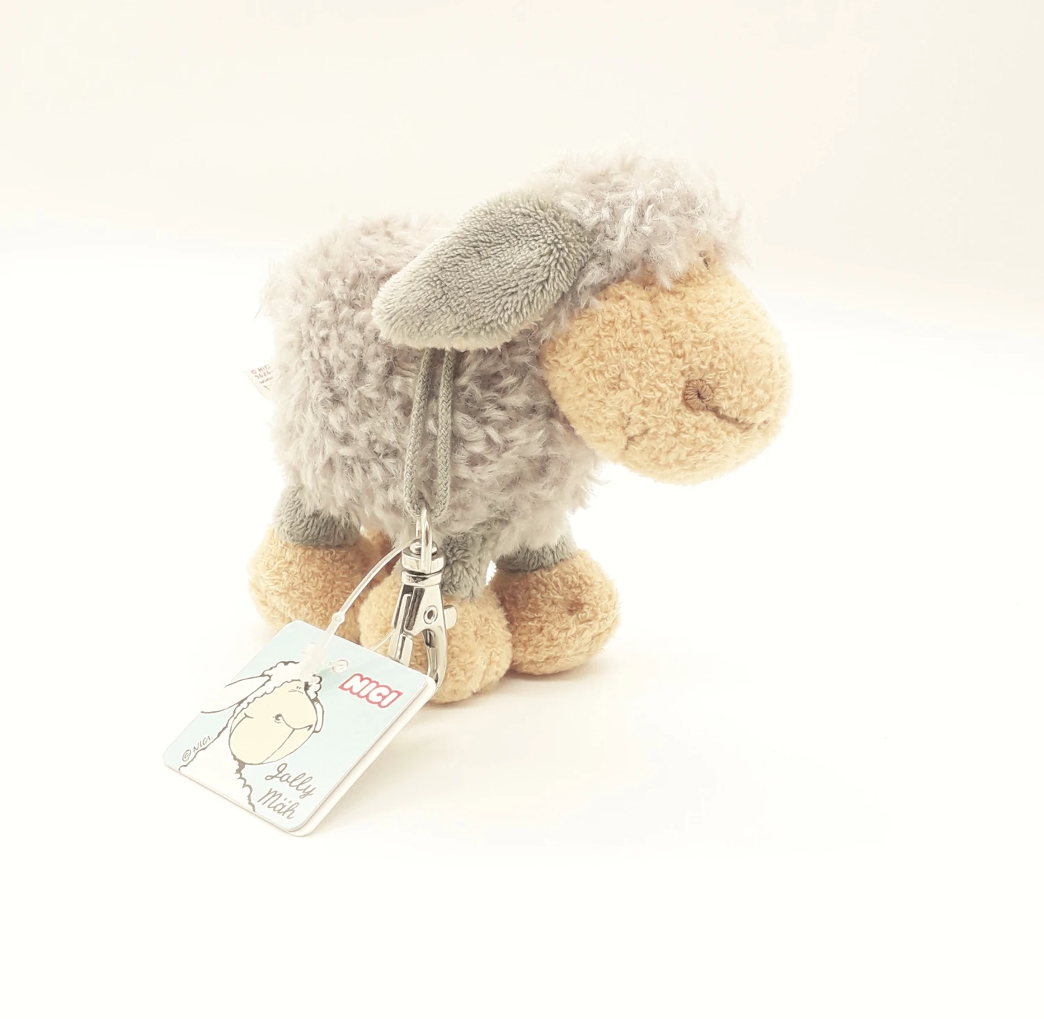 Nici 24683 Anhänger Mit Karabiner Graues Schaf Stehend 12cm Jolly Mäh Plüsch 2 Nici 24683 Anhänger Mit Karabiner Graues Schaf Stehend 12cm Jolly Mäh Plüsch – Bild 2