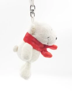 Nici 25950 Schlüsselanhänger Eisbär Mit Rotem Schal 10cm Plüsch Polar Bär -Nici Verkaufsgeschäft 25950 3