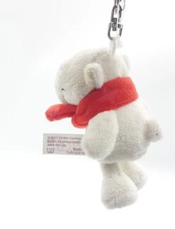Nici 25950 Schlüsselanhänger Eisbär Mit Rotem Schal 10cm Plüsch Polar Bär -Nici Verkaufsgeschäft 25950 4