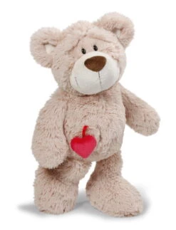 Nici 36254 Love Bär Mit Herausnehmbarem Herz Ca 25cm Plüsch Schlenker Hellbraun
