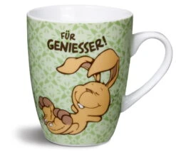 Nici 37224 Porzellantasse Hase Ralf Rabbit Für Genießer Kaffetasse Teetasse