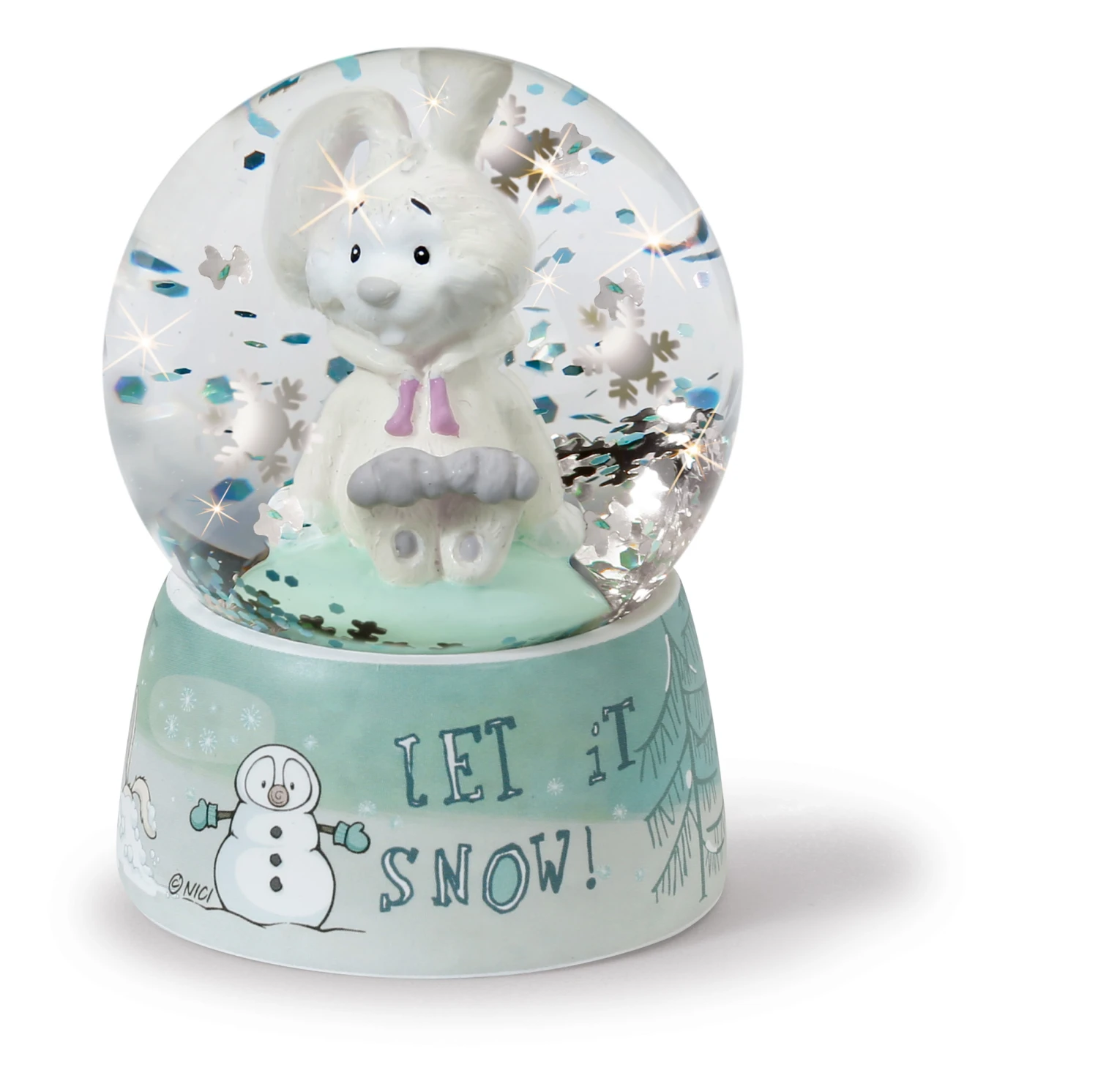 Nici 38987 Schüttelkugel Schneekugel Schneehase Linni 6,5cm Let It Snow 1 Nici 38987 Schüttelkugel Schneekugel Schneehase Linni 6,5cm Let It Snow
