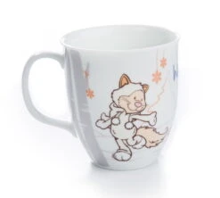 Nici Verkaufsgeschäft 18 Nici 40947 Porzellan-Tasse Schneekatze Mädchen Kaffeetasse Teetasse