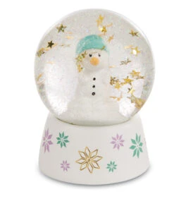 Nici Verkaufsgeschäft 25 Nici 44143 Schüttelkugel Schneekugel Schneemann Woddel Ca 6,5cm Winter