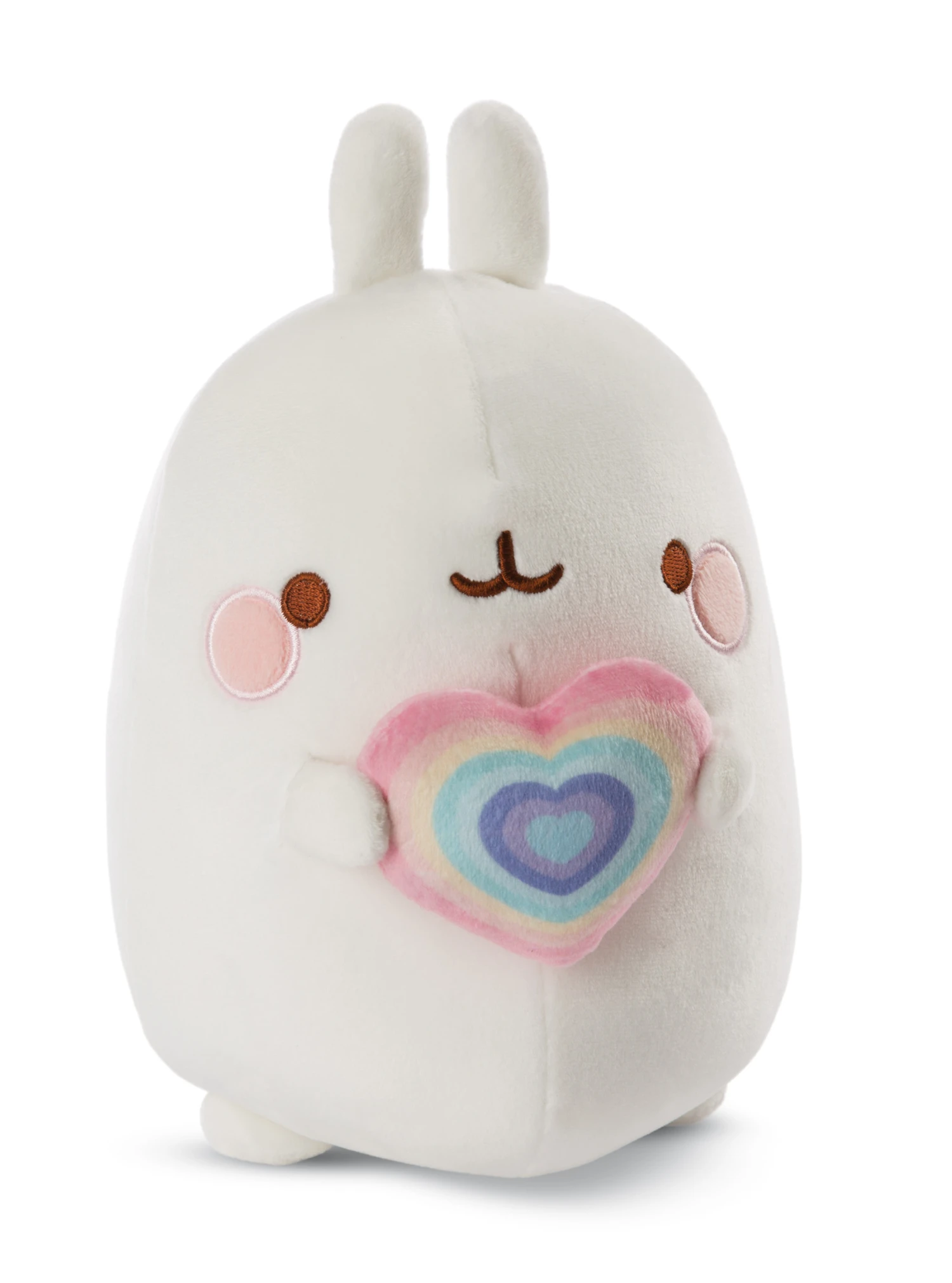 Nici 48225 Molang Mit Regenbogenherz 24cm Stretch-Plüsch Im Karton Kawaii 2 Nici 48225 Molang Mit Regenbogenherz 24cm Stretch-Plüsch Im Karton Kawaii – Bild 2