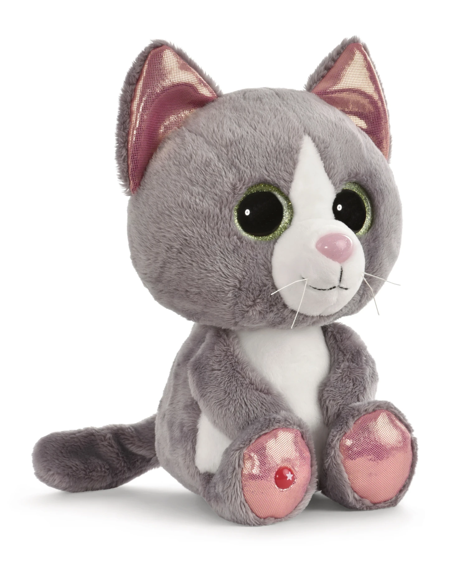 Nici 48702 GLUBSCHIS Katze Grau Felinja Ca 25cm Pet Edition GREEN Haustier 2 Nici 48702 GLUBSCHIS Katze Grau Felinja Ca 25cm Pet Edition GREEN Haustier – Bild 2