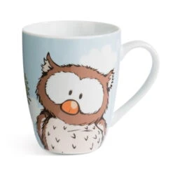 Nici 48938 Tasse Eule Oscar Porzellan Ca 310ml Mit Banderole 10x8cm Kaffeetasse -Nici Verkaufsgeschäft 48938 03 ZA weiss 2025x2048
