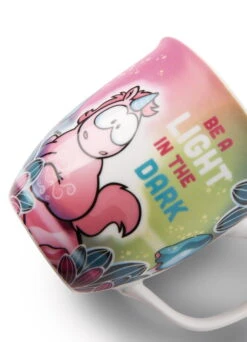 Nici 49113 Tasse Einhorn Midnight Floral "Be A Light In The Dark" Ca 360ml -Nici Verkaufsgeschäft 49113 03 ZA weiss 1480x2048