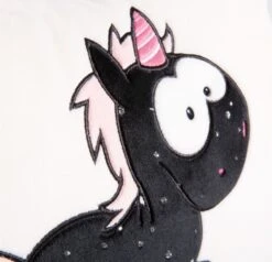 Nici 41428 Kissen Schwarzes Einhorn Carbon Flash Rechteckig 43x25cm Plüsch -Nici Verkaufsgeschäft 57bt0OWNdq5FpH1