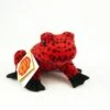 Teddy Hermann 92030 Frosch Rot Plüsch Kuscheltier Ca 13cm