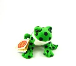 Teddy Hermann 92030 Frosch Grün Plüsch Kuscheltier Ca 13cm -Nici Verkaufsgeschäft P1280243