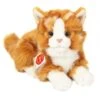 Teddy Hermann 91837 Katze Liegend Rot Getigert 20cm Plüsch Kuscheltier
