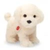 Teddy Hermann 91960 Malteser Hund Stehend Ca 23cm Plüsch Kuscheltier