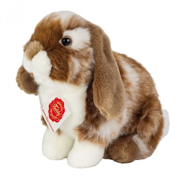 Teddy Hermann 93724 Hase Sitzend Dunkelbraun/weiß Gescheckt 20cm Kuscheltier 1 Teddy Hermann 93724 Hase Sitzend Dunkelbraun/weiß Gescheckt 20cm Kuscheltier