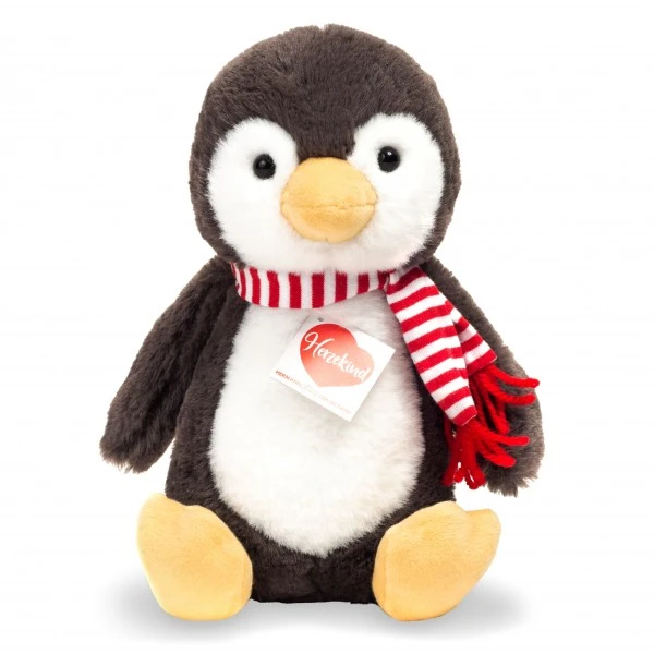 Teddy Hermann 93935 Pinguin Pancho +Schal Ca 23cm Plüsch Kuscheltier Herzekind 1 Teddy Hermann 93935 Pinguin Pancho +Schal Ca 23cm Plüsch Kuscheltier Herzekind